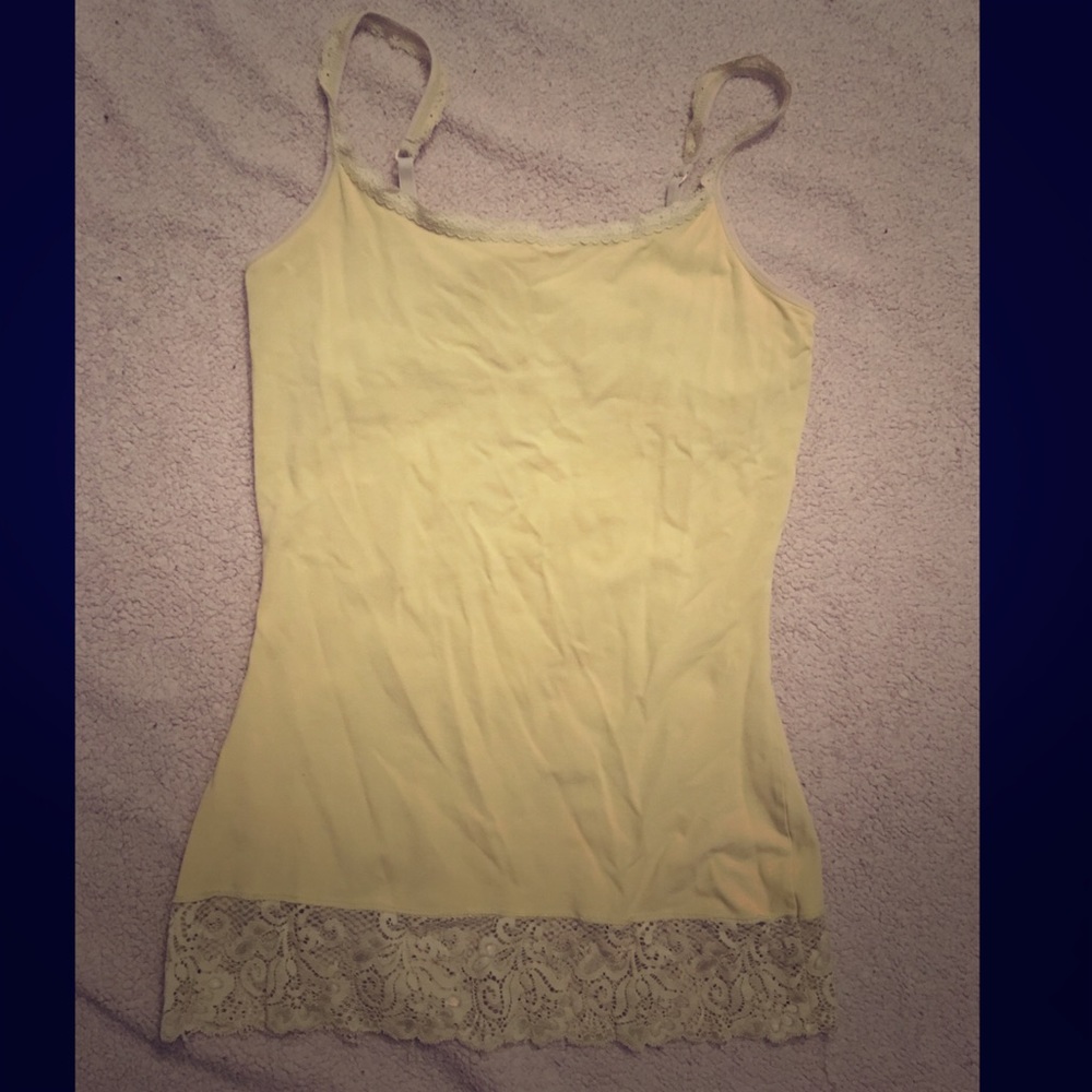 Lace trimmed cami